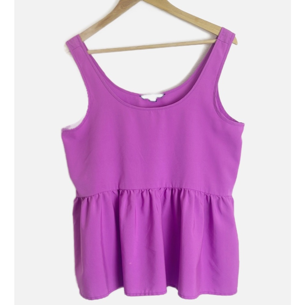 American Eagle peplum tank M